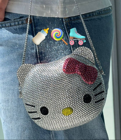 Kitty Clutch | premium rhinestones