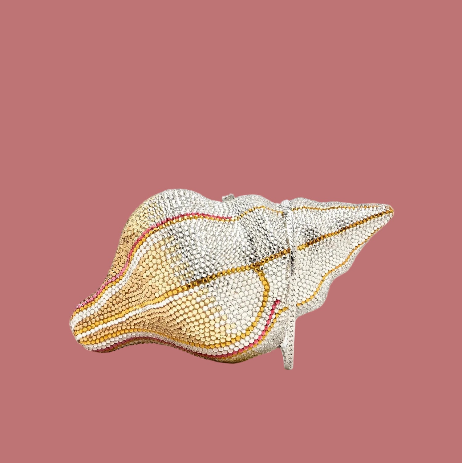 conch clutch | premuim rhinestones