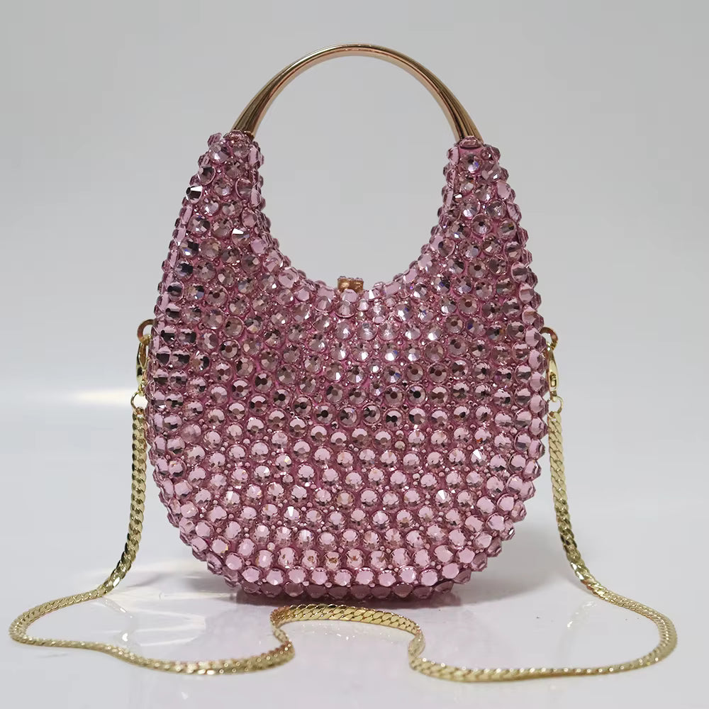 Mia Clutch - premium rhinestones