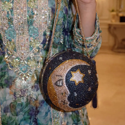 Celestia Clutch | premium rhinestones