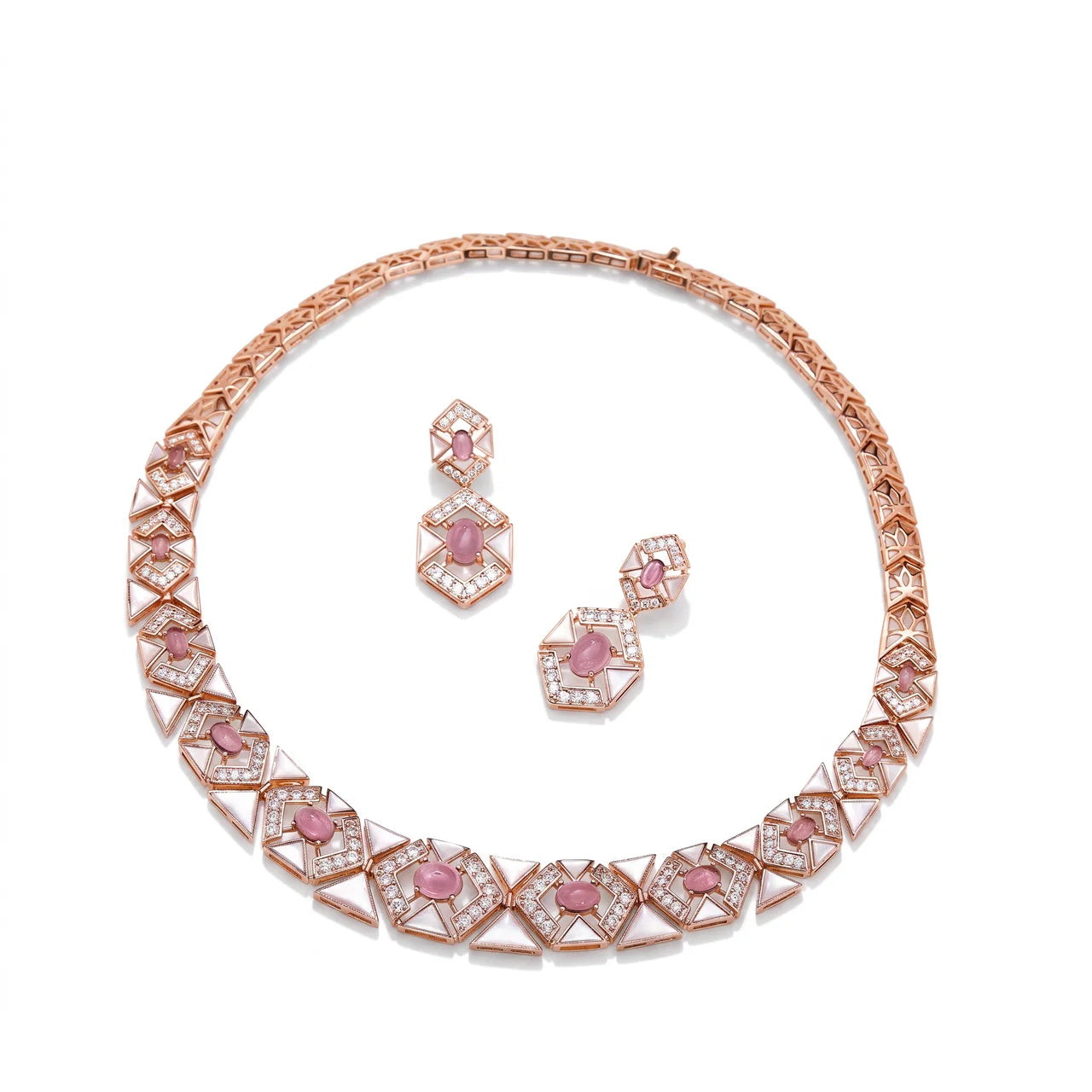 Lucie Mother of Pearl Zircona Set