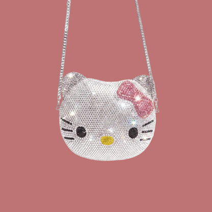 Kitty Clutch | premium rhinestones