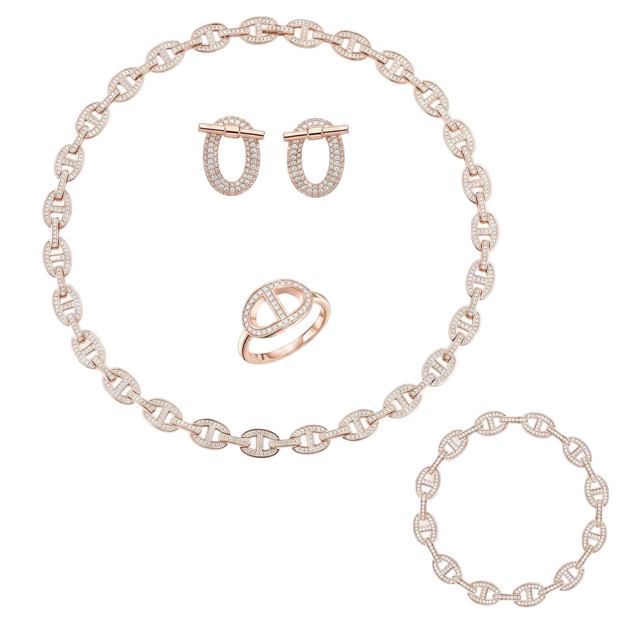 Solène Zircona Set Rose Gold